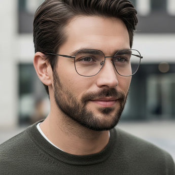 Mario Rossi 🇮🇹 ( Made in Italy ) Square Men's Optical Frames - نضاره دوت كوم | رقم 1 للنظارات الأصليه في مصر