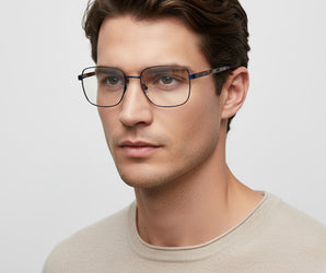 Mario Rossi 🇮🇹 ( Made in Italy ) Square Men's Optical Frames - نضاره دوت كوم | رقم 1 للنظارات الأصليه في مصر