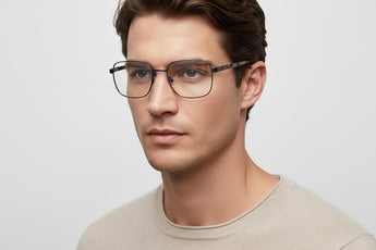 Mario Rossi 🇮🇹 ( Made in Italy ) Square Men's Optical Frames - نضاره دوت كوم | رقم 1 للنظارات الأصليه في مصر