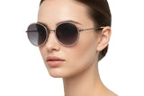 Mario Rossi 🇮🇹 ( Made in Italy ) Round Women's Sunglasses(UV) - نضاره دوت كوم | رقم 1 للنظارات الأصليه في مصر