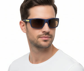 Mario Rossi 🇮🇹 ( Made in Italy ) Square Men's Sunglasses(UV) - نضاره دوت كوم | رقم 1 للنظارات الأصليه في مصر
