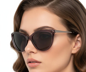 🇮🇹 Mario Rossi 🇮🇹 ( Made in Italy ) Cat Eye Women's Sunglasses Polarized (UV400) - نضاره دوت كوم | رقم 1 للنظارات الأصليه في مصر