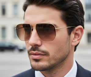 🇮🇹 Mario Rossi 🇮🇹 ( Made in Italy ) Square Men's Sunglasses(UV) - نضاره دوت كوم | رقم 1 للنظارات الأصليه في مصر