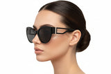 🇮🇹 Mario Rossi 🇮🇹 ( Made in Italy ) cat eye Women's Sunglasses(UV) - نضاره دوت كوم | رقم 1 للنظارات الأصليه في مصر