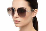 Mario Rossi 🇮🇹 ( Made in Italy ) Square Women's Sunglasses (UV) - نضاره دوت كوم | رقم 1 للنظارات الأصليه في مصر