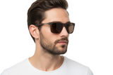 Mario Rossi 🇮🇹 ( Made in Italy ) Square Men's Sunglasses(UV) - نضاره دوت كوم | رقم 1 للنظارات الأصليه في مصر