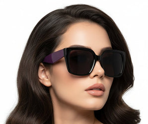🇮🇹 Mario Rossi 🇮🇹 ( Made in Italy ) Square Women's Sunglasses Polarized(UV400)