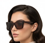 🇮🇹 Mario Rossi 🇮🇹 ( Made in Italy ) Cat Eye Women's Sunglasses Polarized(UV400) - نضاره دوت كوم | رقم 1 للنظارات الأصليه في مصر