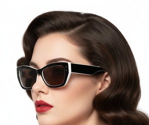 🇮🇹 Mario Rossi 🇮🇹 ( Made in Italy ) Cat Eye Women's Sunglasses Polarized(UV400)