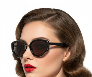 🇮🇹 Mario Rossi 🇮🇹 ( Made in Italy ) Cat Eye Women's Sunglasses Polarized(UV400) - نضاره دوت كوم | رقم 1 للنظارات الأصليه في مصر