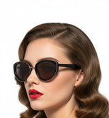 🇮🇹 Mario Rossi 🇮🇹 ( Made in Italy ) Cat Eye Women's Sunglasses Polarized(UV400) - نضاره دوت كوم | رقم 1 للنظارات الأصليه في مصر