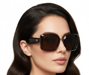 🇮🇹 Mario Rossi 🇮🇹 ( Made in Italy ) Square Women's Sunglasses Polarized(UV400) - نضاره دوت كوم | رقم 1 للنظارات الأصليه في مصر