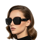 🇮🇹 Mario Rossi 🇮🇹 ( Made in Italy ) Square Women's Sunglasses Polarized(UV400) - نضاره دوت كوم | رقم 1 للنظارات الأصليه في مصر