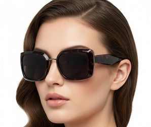 🇮🇹 Mario Rossi 🇮🇹 ( Made in Italy ) Square Women's Sunglasses Polarized(UV400) - نضاره دوت كوم | رقم 1 للنظارات الأصليه في مصر