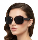 🇮🇹 Mario Rossi 🇮🇹 ( Made in Italy ) Square Women's Sunglasses Polarized(UV400) - نضاره دوت كوم | رقم 1 للنظارات الأصليه في مصر