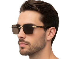 🇮🇹 Mario Rossi 🇮🇹 ( Made in Italy ) Square Men's Sunglasses (UV400)