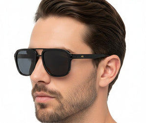 🇮🇹 Mario Rossi 🇮🇹 ( Made in Italy ) Square Men's Sunglasses Polarized (UV400)