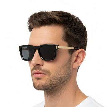 🇮🇹 Mario Rossi 🇮🇹 ( Made in Italy ) Square Men's Sunglasses Polarized (UV400) - نضاره دوت كوم | رقم 1 للنظارات الأصليه في مصر