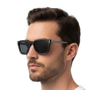 🇮🇹 Mario Rossi 🇮🇹 ( Made in Italy ) Square Men's Sunglasses Polarized (UV400) - نضاره دوت كوم | رقم 1 للنظارات الأصليه في مصر