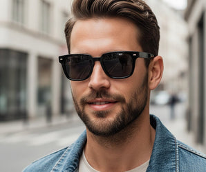 🇮🇹 Mario Rossi 🇮🇹 ( Made in Italy ) Square Men's Sunglasses(UV) - نضاره دوت كوم | رقم 1 للنظارات الأصليه في مصر