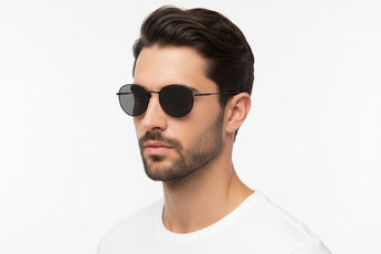🇮🇹 Mario Rossi 🇮🇹 ( Made in Italy ) Round Unisex Sunglasses(UV) - نضاره دوت كوم | رقم 1 للنظارات الأصليه في مصر