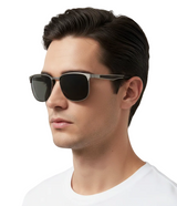 Mario Rossi 🇮🇹 ( Made in Italy ) Square Men's Sunglasses(UV) Polarized lens - نضاره دوت كوم | رقم 1 للنظارات الأصليه في مصر