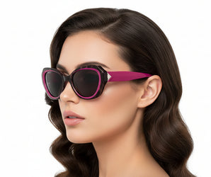 🇮🇹 Mario Rossi 🇮🇹 ( Made in Italy ) cat eye Women's Sunglasses(UV) - نضاره دوت كوم | رقم 1 للنظارات الأصليه في مصر