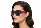🇮🇹 Mario Rossi 🇮🇹 ( Made in Italy ) cat eye Women's Sunglasses(UV) - نضاره دوت كوم | رقم 1 للنظارات الأصليه في مصر