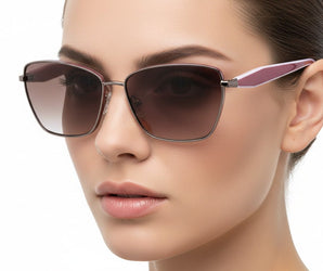 🇮🇹 Mario Rossi 🇮🇹 ( Made in Italy ) square Women's Sunglasses(UV) - نضاره دوت كوم | رقم 1 للنظارات الأصليه في مصر