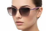 🇮🇹 Mario Rossi 🇮🇹 ( Made in Italy ) square Women's Sunglasses(UV) - نضاره دوت كوم | رقم 1 للنظارات الأصليه في مصر
