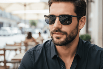 🇮🇹 Mario Rossi 🇮🇹 ( Made in Italy ) Square Men's Sunglasses(UV) - نضاره دوت كوم | رقم 1 للنظارات الأصليه في مصر