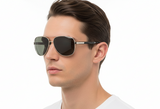 🇮🇹 Mario Rossi 🇮🇹 ( Made in Italy ) aviator Men's Sunglasses(UV) - نضاره دوت كوم | رقم 1 للنظارات الأصليه في مصر