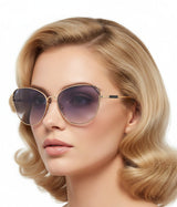 🇮🇹 Mario Rossi 🇮🇹 ( Made in Italy ) Cat Eye Women's Sunglasses (UV400) - نضاره دوت كوم | رقم 1 للنظارات الأصليه في مصر