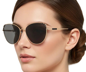 🇮🇹 Mario Rossi 🇮🇹 ( Made in Italy ) Cat Eye Women's Sunglasses Polarized(UV400) - نضاره دوت كوم | رقم 1 للنظارات الأصليه في مصر