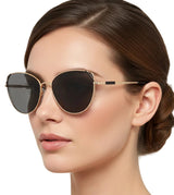 🇮🇹 Mario Rossi 🇮🇹 ( Made in Italy ) Cat Eye Women's Sunglasses Polarized(UV400) - نضاره دوت كوم | رقم 1 للنظارات الأصليه في مصر