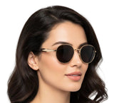 🇮🇹 Mario Rossi 🇮🇹 ( Made in Italy ) Round Women's Sunglasses Polarized(UV400) - نضاره دوت كوم | رقم 1 للنظارات الأصليه في مصر