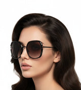 🇮🇹 Mario Rossi 🇮🇹 ( Made in Italy ) Square Women's Sunglasses (UV400) - نضاره دوت كوم | رقم 1 للنظارات الأصليه في مصر