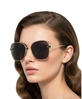 🇮🇹 Mario Rossi 🇮🇹 ( Made in Italy ) Square Women's Sunglasses Polarized(UV400) - نضاره دوت كوم | رقم 1 للنظارات الأصليه في مصر