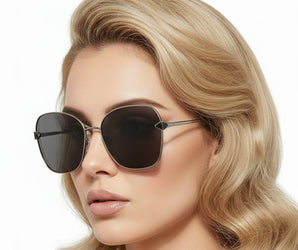 🇮🇹 Mario Rossi 🇮🇹 ( Made in Italy ) Square Women's Sunglasses Polarized(UV400) - نضاره دوت كوم | رقم 1 للنظارات الأصليه في مصر