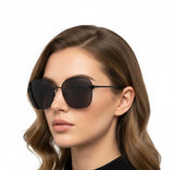 🇮🇹 Mario Rossi 🇮🇹 ( Made in Italy ) Square Women's Sunglasses Polarized(UV400) - نضاره دوت كوم | رقم 1 للنظارات الأصليه في مصر