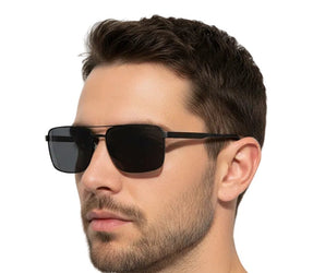 🇮🇹 Mario Rossi 🇮🇹 ( Made in Italy ) Square Men's Sunglasses Polarized(UV400)