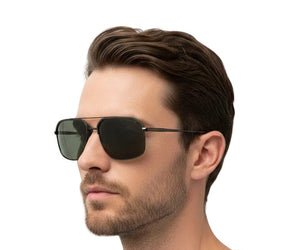 🇮🇹 Mario Rossi 🇮🇹 ( Made in Italy ) Square Men's Sunglasses Polarized(UV400) - نضاره دوت كوم | رقم 1 للنظارات الأصليه في مصر
