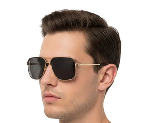 🇮🇹 Mario Rossi 🇮🇹 ( Made in Italy ) Square Men's Sunglasses Polarized(UV400) - نضاره دوت كوم | رقم 1 للنظارات الأصليه في مصر