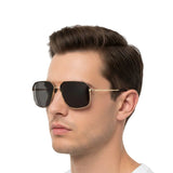 🇮🇹 Mario Rossi 🇮🇹 ( Made in Italy ) Square Men's Sunglasses Polarized(UV400) - نضاره دوت كوم | رقم 1 للنظارات الأصليه في مصر