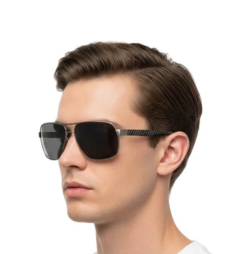 🇮🇹 Mario Rossi 🇮🇹 ( Made in Italy ) Square Men's Sunglasses Polarized(UV400) - نضاره دوت كوم | رقم 1 للنظارات الأصليه في مصر