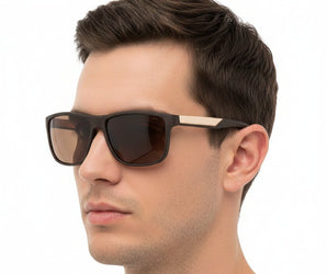 🇮🇹 Mario Rossi 🇮🇹 ( Made in Italy ) Square Men's Sunglasses Polarized (UV400) - نضاره دوت كوم | رقم 1 للنظارات الأصليه في مصر