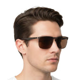 🇮🇹 Mario Rossi 🇮🇹 ( Made in Italy ) Square Men's Sunglasses Polarized(UV400) - نضاره دوت كوم | رقم 1 للنظارات الأصليه في مصر