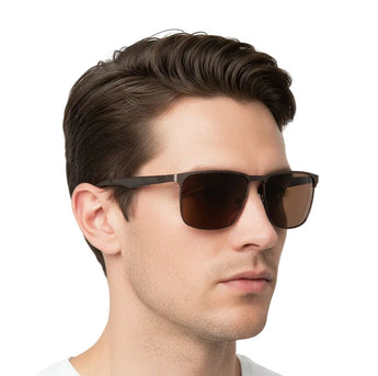 🇮🇹 Mario Rossi 🇮🇹 ( Made in Italy ) Square Men's Sunglasses Polarized(UV400) - نضاره دوت كوم | رقم 1 للنظارات الأصليه في مصر