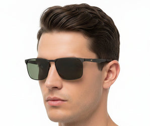 🇮🇹 Mario Rossi 🇮🇹 ( Made in Italy ) Square Men's Sunglasses Polarized(UV400) - نضاره دوت كوم | رقم 1 للنظارات الأصليه في مصر