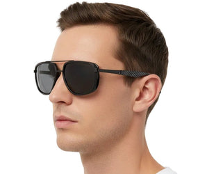 🇮🇹 Mario Rossi 🇮🇹 ( Made in Italy ) Square Men's Sunglasses Polarized(UV400) - نضاره دوت كوم | رقم 1 للنظارات الأصليه في مصر